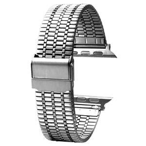 Elegante <span class=keywords><strong>correa</strong></span> de acero inoxidable para <span class=keywords><strong>Apple</strong></span> <span class=keywords><strong>Watch</strong></span> Series SE 6 5 4 3 Link Thin Strap - Product Image 4