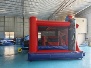 Thương mại <span class=keywords><strong>Inflatable</strong></span> nhà bị trả lại <span class=keywords><strong>Spiderman</strong></span> chủ đề <span class=keywords><strong>Inflatable</strong></span> bouncy nhà lâu đài tùy chỉnh nhảy lâu đài với đường hầm nhỏ - Product Image 5