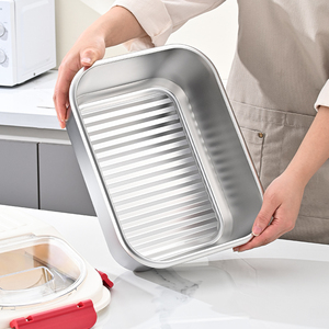 304 Stainless Steel Thickened Rice Bucket, Dog Food Bin, Grain Storage Container, Freeze-Dried Food Storage Tub - Product Image 6