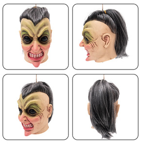 Adorno Colgante de Árbol con Sonido de Bruja para Halloween, Inducción Eléctrica Activada por Tacto, Payaso Luminoso, Decoración para Casa Encantada - Product Image 4