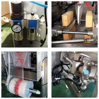 Machine à emballer verticale automatique de farine de maïs en poudre modèle VT520 quad bag approbation CE d'usine