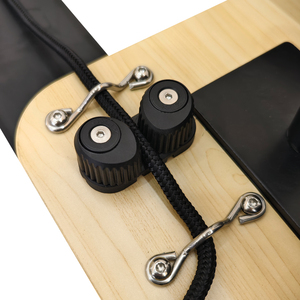 Equipo Comercial: Reformer de Aluminio Negro de Carril Completo con Torre, Máquina Reformer PLT001-12 Pila - Product Image 3