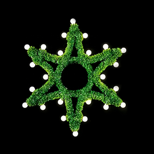 150 सेमी 200 सेमी 250 सेमी 300 सेमी के नेतृत्व वाले पोल घुड़सवार क्रिसमस सजावट 2 डी xmas स्टार मोटिफ लाइट - Product Image 1