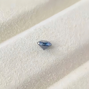 Moissanita Azul Suelta de Alta Calidad al por Mayor, Gemas Naturales Creadas en Laboratorio, Forma Redonda con Certificado GRA - Product Image 2