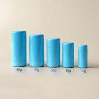 Harga Pabrik Kemasan Plastik 15ml Wadah Deodoran Kosong Stick Twist up Stick Kemasan Deodoran Tube Deodoran Stick