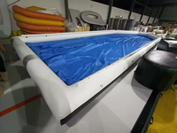 Grand quai gonflable pour le stockage de pontons et de bateaux rapides – Système de quai flottant commercial