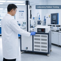 Aparato de Prueba TR, Máquina de Prueba de Retracción a Baja Temperatura con Cinco Estaciones para Caucho ASTM D1329 e ISO 2921
