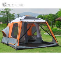 Double couche extérieure pour 8 personnes imperméable tente de camping familiale