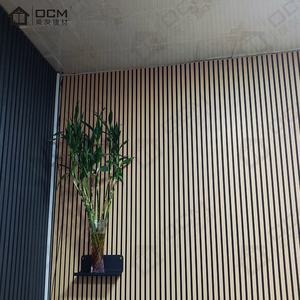 Panneaux acoustiques en bois contemporains avec étagère pour hôtels, gymnases, 90% NRC, écologiques, ignifuges, imperméables, réduction du <span class=keywords><strong>bruit</strong></span> en extérieur - Product Image 2