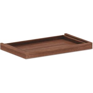 Alera ALEVA312414WA Valencia II Series 24.5 pulgadas. X 15 Pulgadas X 2 en. Organizador de Escritorio y Cajones Moderno de Madera de Nogal con Cajón Central - Product Image 2