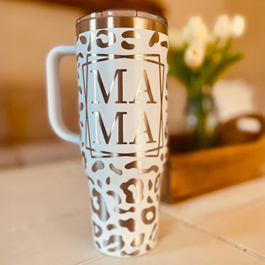 แก้วเก็บความร้อนสูญญากาศ40ออนซ์พร้อมที่จับสำหรับคุณแม่คุณแม่ของขวัญวันแม่แบบกำหนดโลโก้ได้เอง - Product Image 5