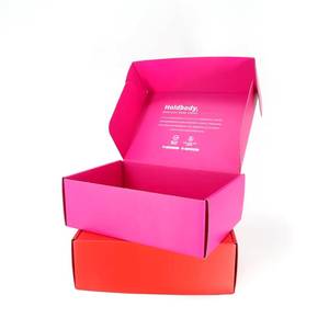 Custom Printed Corrugated Mailer Colorful Tuck Top Cardboard Shipping Packaging Box for E-commerce Retail Gift - Product Image 1
