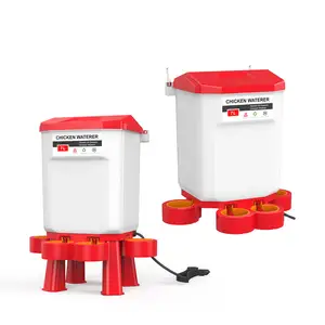 Chicken Water Heater Durable Poultry Waterer Drinker Heated 7L 11L Universal Pet Water Heater Warmer base for Winter