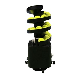 Aide à l'entraînement de tennis professionnel : Machine à servir avec balles multiples réglables et filet - Product Image 1