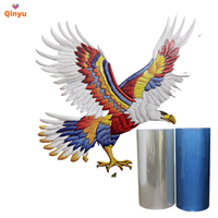 Film Qinyu QY-uv UV DTF avec effet de broderie 3D en relief pour impression textile par transfert thermique à basse température ( Respectueux de l'environnement)