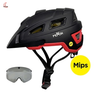 <span class=keywords><strong>Casco</strong></span> de Ciclismo de Montaña con Gafas Magnéticas de PC, Protección Contra el Viento e Insectos, Moldeado Integralmente, Ligero y Seguro - Product Image 1