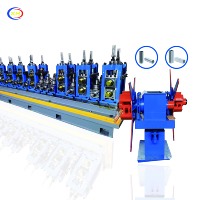 Nouvelle ligne de production automatique de tubes en acier pour la fabrication de tuyaux et machine à souder HF avec composant de moteur central
