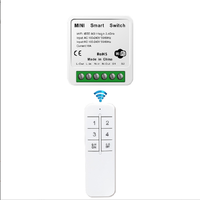 Mini commutateur intelligent WiFi 2 voies relais 16A capacité Google Home Alexa Compatible Cozylife App pour télécommande minuterie maison