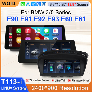 STWEI Écran HD 12,8'' 2400*900 Lecteur multimédia Carplay Autoradio pour BMW Série 3 5 E60 E61 E62 E63 E90 E91 E92 E93 CCC CIC - Product Image 2