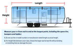 Kly 6 couche 3 couche étanche <span class=keywords><strong>caravane</strong></span> Anti-uv rv remorque rv camper couverture - Product Image 3