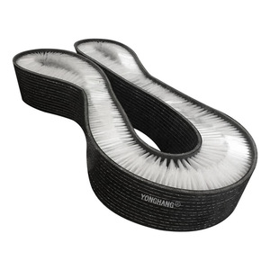 Yonghang Rubber Belt Brush Flat Belt Custom Made For Glass <b>Sandblasting</b> Machine Industrial Use - Product Image 5
