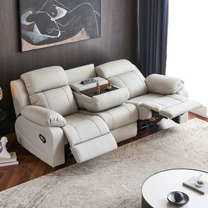 Cabine de cinéma électrique intelligente murale de première <span class=keywords><strong>classe</strong></span>, multifonctionnelle, trois places, en mousse, pour petit home cinéma - Product Image 3