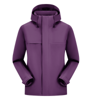 Veste de ski et snowboard unisexe grande taille imperméable coupe-vent à fermeture éclair 3 en 1 pour les sports de neige, les voyages et le quotidien