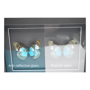 Ultra-clear Anti-Reflective Picture Frame Glass 3mm AR Glass For Museum Showcase Glass With Multi-layer Anti-Reflective Coating