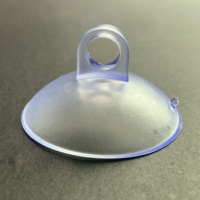 Ventouse latérale en plastique moulé par injection, transparente, robuste, à couleur personnalisée, pour téléphone portable et tablette LCD, à prix d'usine