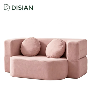 Sofá Cama Modular Convertible <span class=keywords><strong>2</strong></span> <span class=keywords><strong>en</strong></span> <span class=keywords><strong>1</strong></span>, Sillón de Esponja <span class=keywords><strong>en</strong></span> Forma de U, Colchón Plegable para Invitados, para Sala de Estar y Dormitorio - Product Image 3