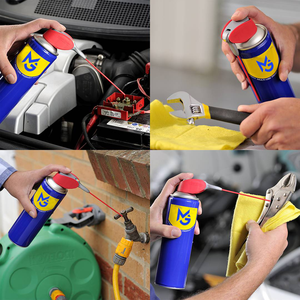 Nhà Máy Giá Tùy Chỉnh Đ<span class=keywords><strong>a</strong></span>-Chức Năng WD-40 Chất Bôi Trơn Sạch Hơn Aerosol Van Thiết Bị Truyền Động Tinplate An Toàn Khó<span class=keywords><strong>a</strong></span> Phun Có Thể - Product Image 6