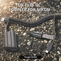 Adaptateur d'alimentation EN-EL15 C Prise CC Protection contre les courts-circuits Matériel ignifuge PC EP-5B D500 D600 D610 D750 D800 D800E D810