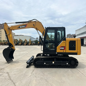 Approvisionnement direct usine pour mini-excavatrice compacte SY95C de 9 tonnes, pelle sur chenilles hydraulique haute efficacité, capacité de godet de 0,38 m³ - Product Image 2