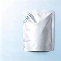 Pochette Doypack pour l'emballage de jus et de boissons avec matériaux PET/AL/PA/PE et bec verseur (type Doypack)