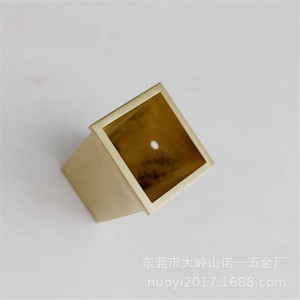 Nuoyi Zinc Alloy Foot Covers T0052 Square Plated Furniture Leg <b>Protectors</b> For <b>Table</b> Chair Home Decor - Product Image 4