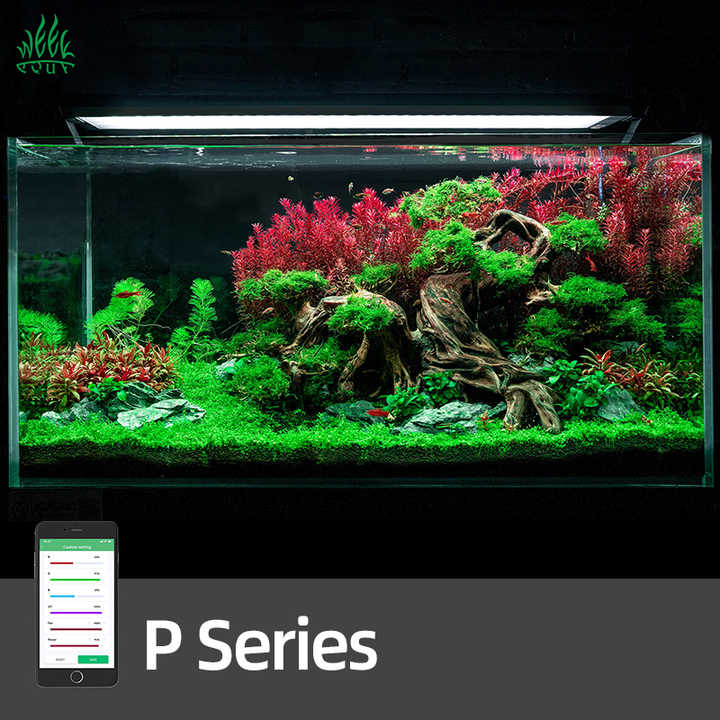 LED Aquarium Lamp P600 RGBUV Full Spectrum Grow Lights for Fresh