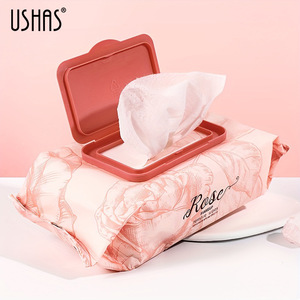 2025 Ushas Nique Design Productos cosméticos desechables Toallitas faciales individuales Desmaquillante - Product Image 1