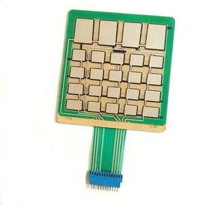 Bàn Phím Công Tắc Đầu Nối FCI Tổng Độ Dày 0.6Mm Mạch Màng PET Điện Tử Giá Rẻ Mực Bạc In Tùy Chỉnh OEM - Product Image 2
