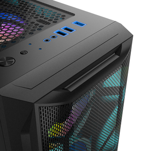 Gabinete <span class=keywords><strong>de</strong></span> Computadora para Juegos SNOWMAN <span class=keywords><strong>de</strong></span> Alta Calidad, <span class=keywords><strong>Caja</strong></span> para <span class=keywords><strong>PC</strong></span> con Malla Completa, Carcasa <span class=keywords><strong>de</strong></span> Plástico para Computadora <span class=keywords><strong>de</strong></span> Escritorio, Torre Media ATX - Product Image 5