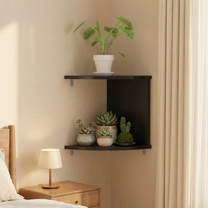 Estante de esquina para pared, estante de almacenamiento de varias capas, estante decorativo duradero para plantas y figuras - Product Image 2