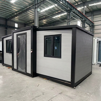 Maisonnette Modulaire Préfabriquée Pliable et Extensible Premium Magic Breathable de 40 pieds – Cabine Conteneur, Appartement Mobile, Hôpital