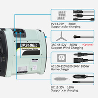 Station d'alimentation portable solaire tout-en-un pour le camping