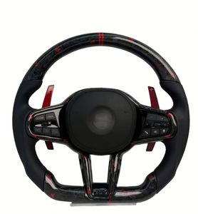 Volant en fibre de carbone pour <span class=keywords><strong>BMW</strong></span> E46 M3 Touring, intérieur Coupw 320i 325i 328i <span class=keywords><strong>330i</strong></span> Ci Xi 1999 2000 2001 2002 2003 2004 2005 - Product Image 4