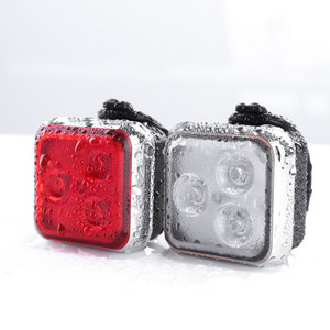 Jiuyue - Juego de Luces LED Recargables por USB para Bicicleta, Resistentes al Agua, Luz Trasera y Delantera, Lámpara de Advertencia para Bicicleta de Montaña - Product Image 1
