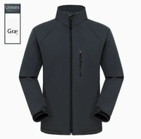 Veste tactique imperméable à col montant, personnalisable avec logo, de troisième génération, en softshell, pour équipe, vêtement de travail monocouche
