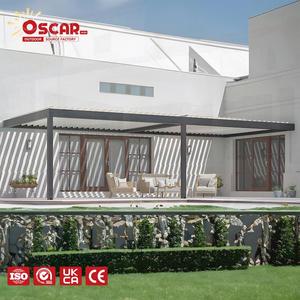 Kits de <span class=keywords><strong>pergola</strong></span> pour toit avec lames mobiles, pour terrasse extérieure, jardin, villa, cour, résidentiel et commercial - Product Image 1