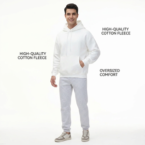 Sudaderas Lisas Transpirables de Alta Calidad al por Mayor, Nueva Llegada, Sudaderas Lisas con Logotipo Personalizado para Ropa Deportiva Masculina - Product Image 1
