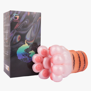 GEEBA Tier Tiger Paw Fantasy Kanal Onahole Silikon Männlicher Mastur bator Realistisch Strukturierte Tasche <span class=keywords><strong>Pussy</strong></span> Stroker Adult <span class=keywords><strong>SexToy</strong></span> - Product Image 6