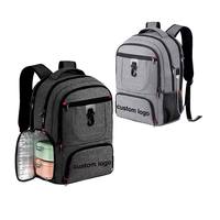 Sac à dos de voyage multifonctionnel imperméable de haute qualité, compartiment isotherme pour le déjeuner, sac à dos pour ordinateur portable, sac à dos de travail