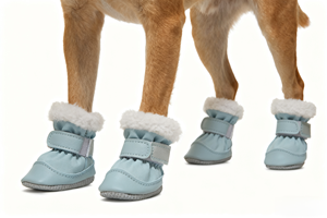 Chaussures et bottes imperméables respirantes modernes et mignonnes en tissu PU pour chiens et chats OEM Teddy <span class=keywords><strong>Chihuahua</strong></span> - Toutes saisons, intérieur et extérieur - Product Image 2